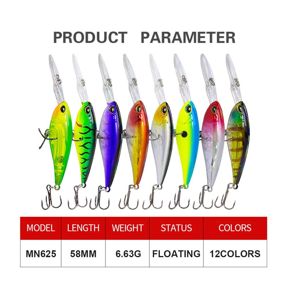 5.8cm 6.63g Fishing Lures Floa - Fishing Lure Jerkbait ulasan dan harga