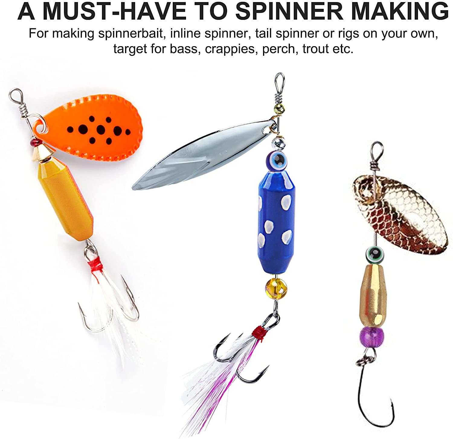 10pcs Fishing Brass Spinner Lu - Fishing Lure Accessories ulasan dan harga
