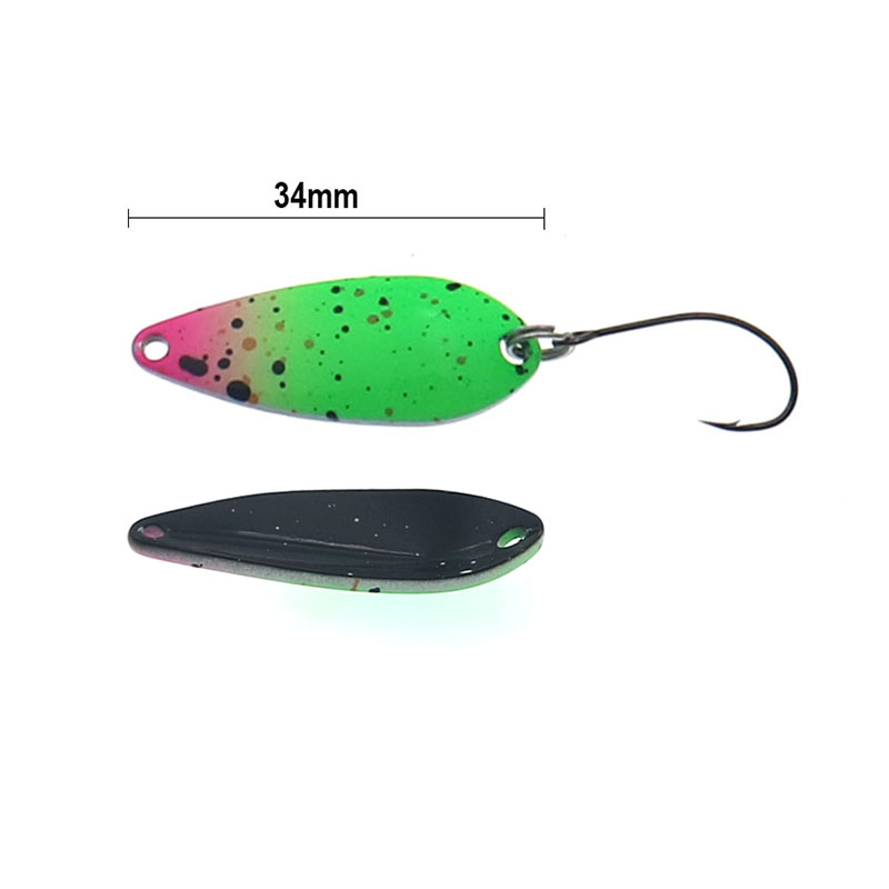 Fishing Spoon 4.3g 34mm UV Col - Fishing Lure Spoon ulasan dan harga