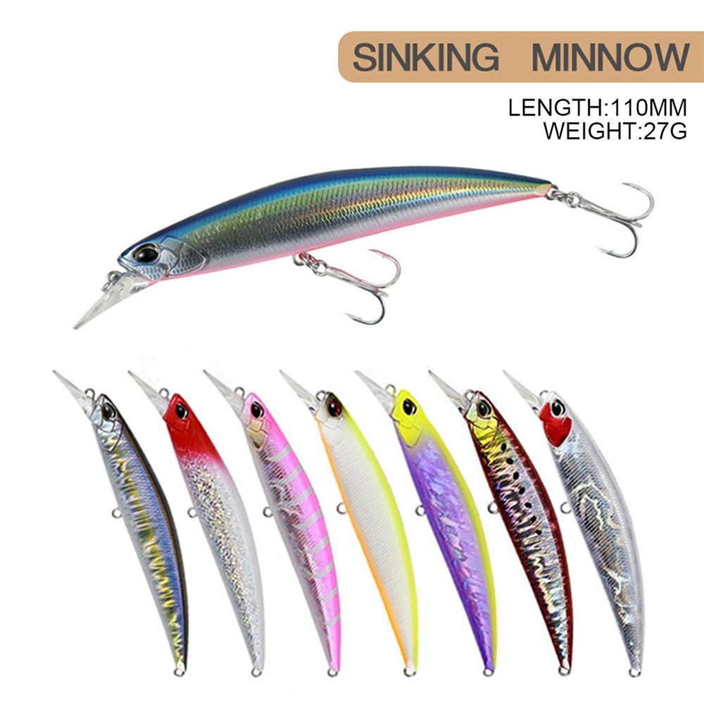 11cm 27g Fishing Lure Minnow W - Fishing Lure Jerkbait ulasan dan harga