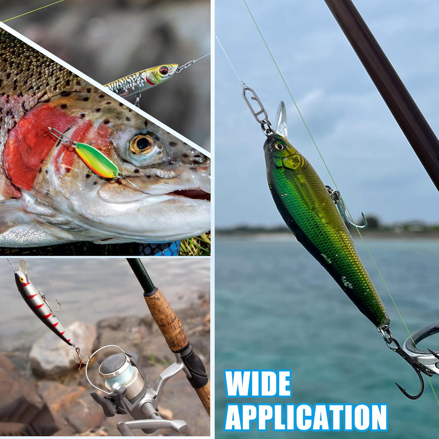 9KM Fishing Snap Kit 110pcs Po - Fishing Lure Accessories ulasan dan harga