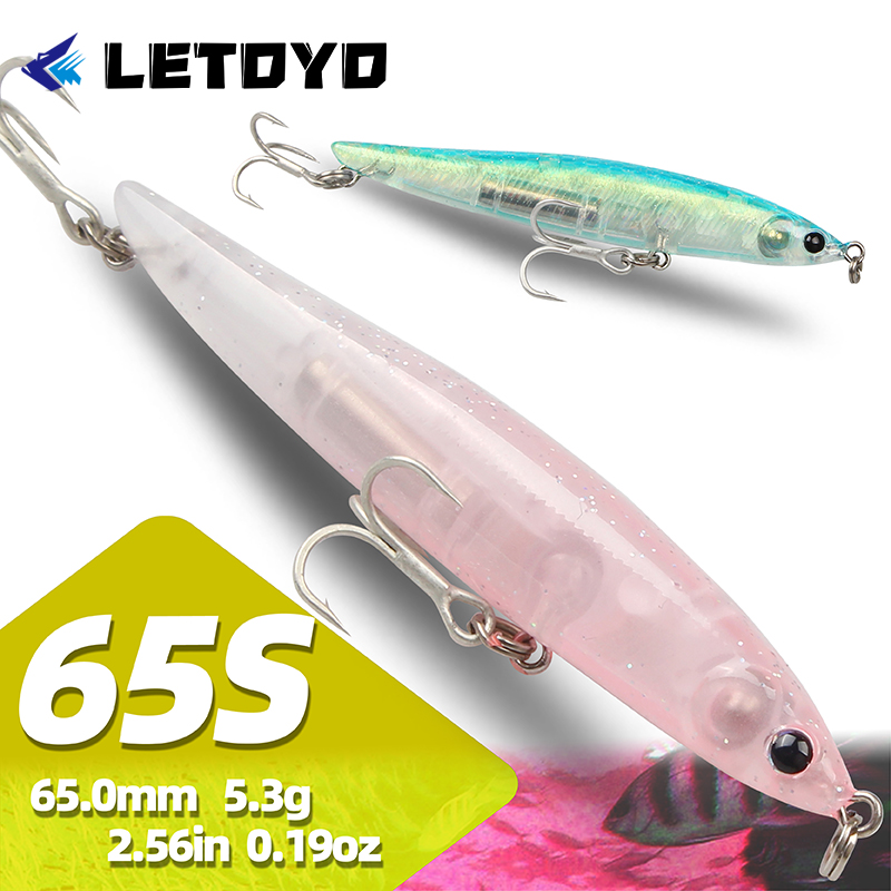 LETOYO Sinking Pencil Lures 65 - Fishing Lure Spinnerbait ulasan dan harga
